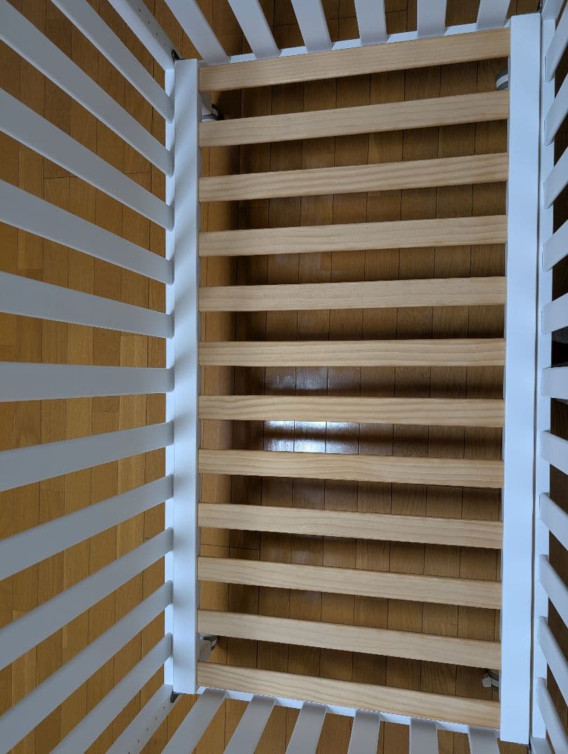 Boori ベビーベッド 純正品マットレス・防水キルトパッド付き