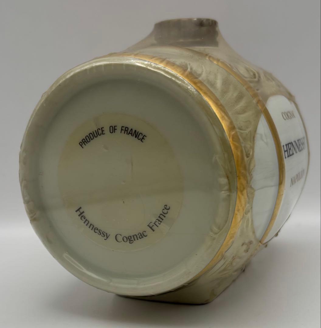 未開栓 Hennessy ヘネシー ナポレオン 樽型陶器ボトル コニャック