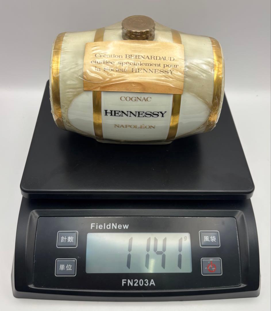 未開栓 Hennessy ヘネシー ナポレオン 樽型陶器ボトル コニャック