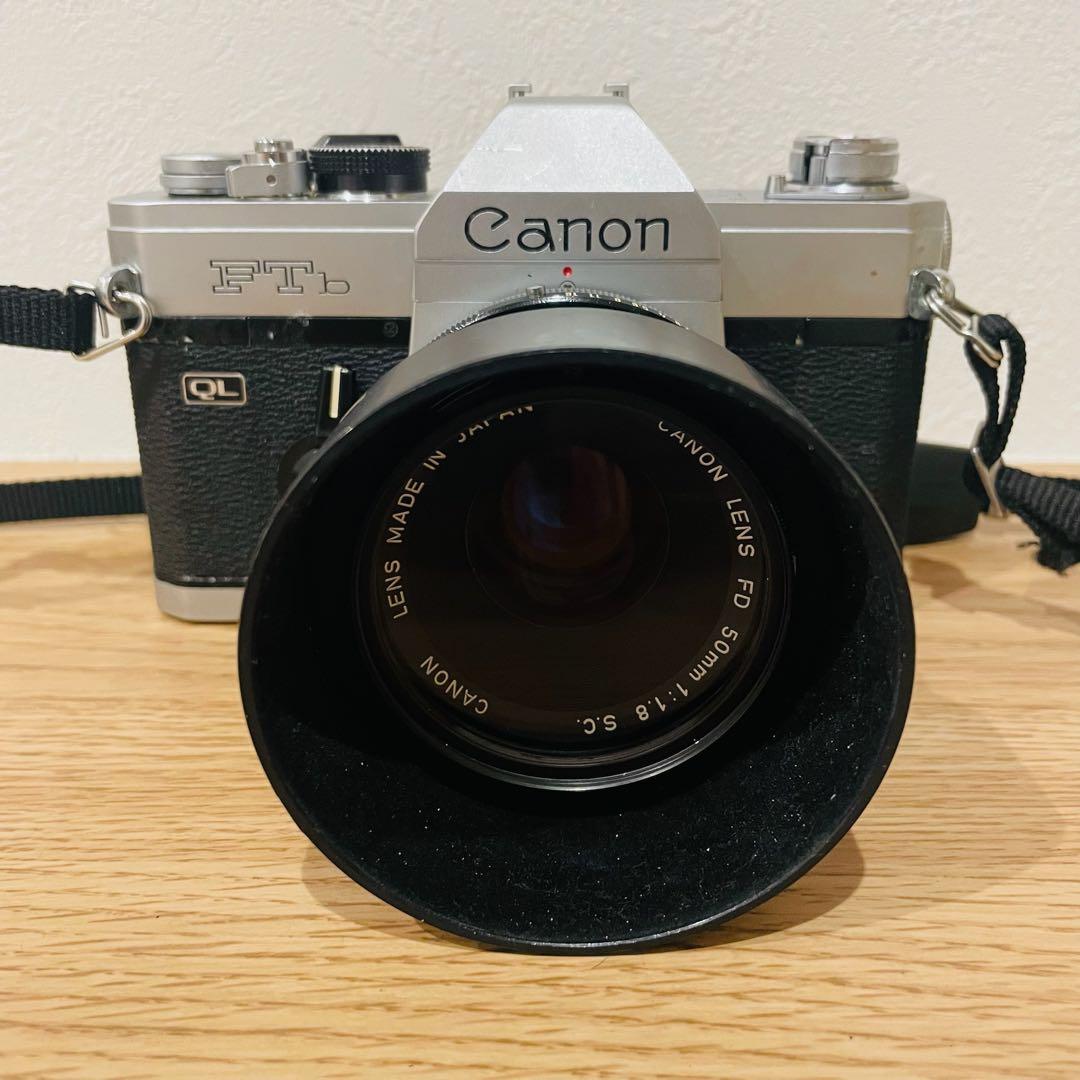 CANON キヤノン FTb ボディ シルバー FD 50mm フィルムカメラ