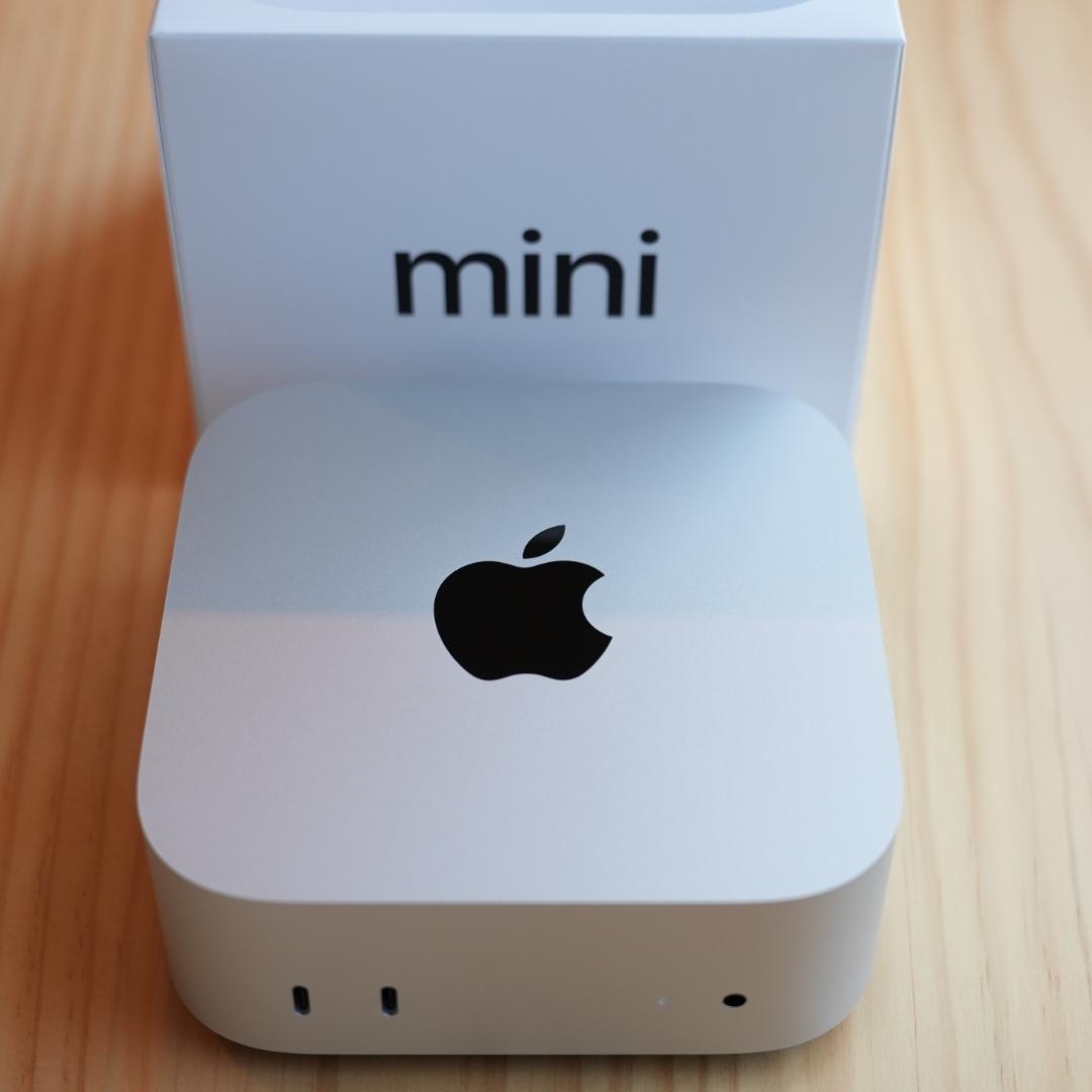 Apple mac mini m4 16GBメモリ 256GB SSDストレージ
