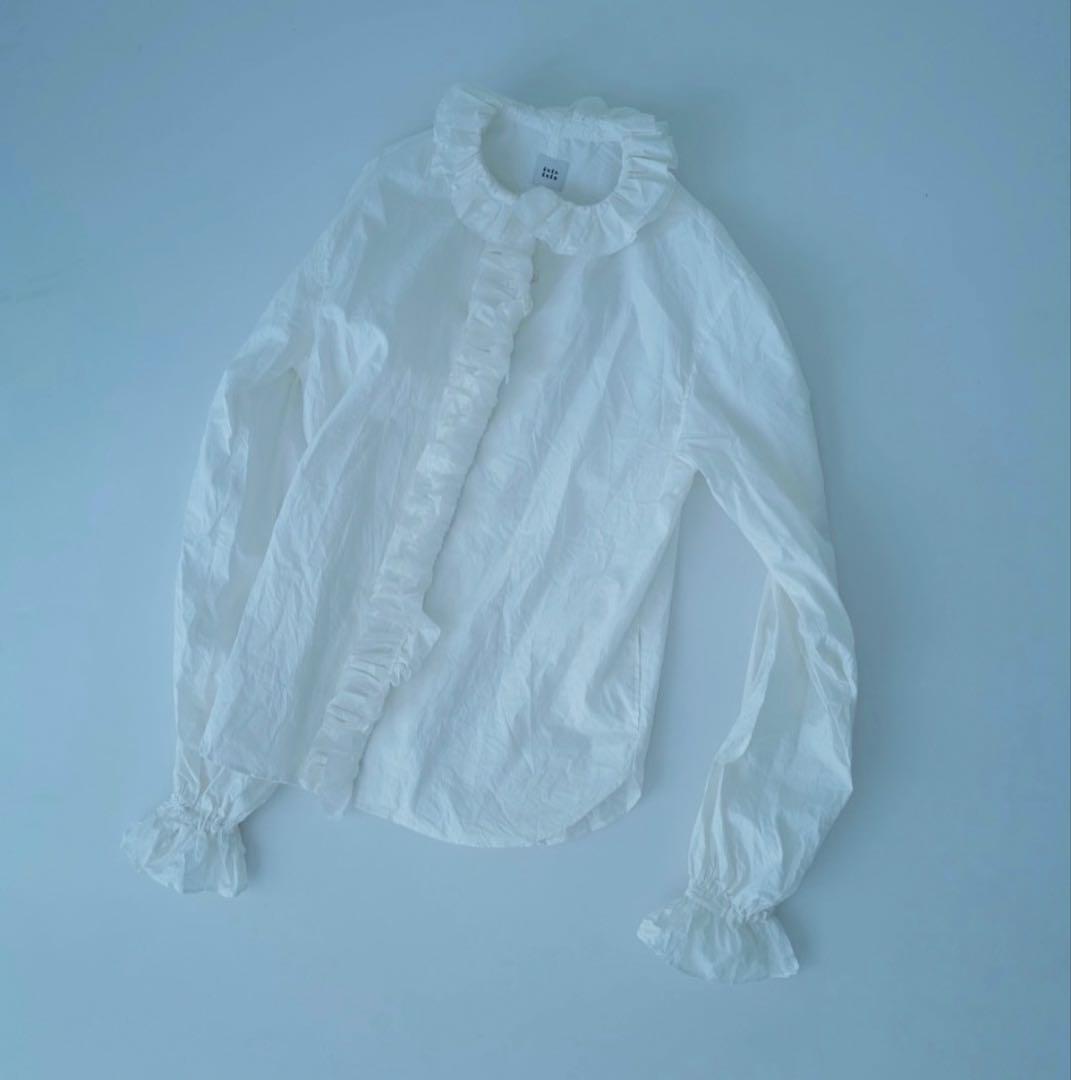 新品　fofofofa レイ　ブラウス　白 LEI BLOUSE 卒業式