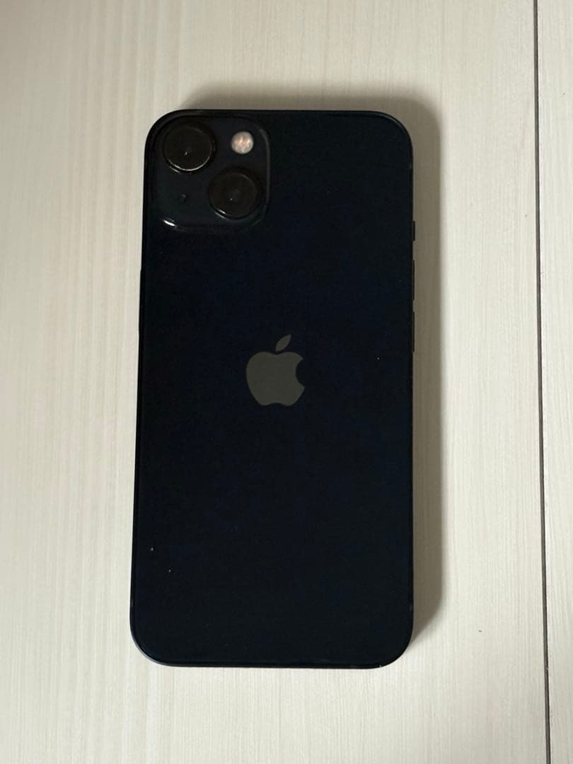 Apple iPhone 13 ブラック 本体 透明ケース付き