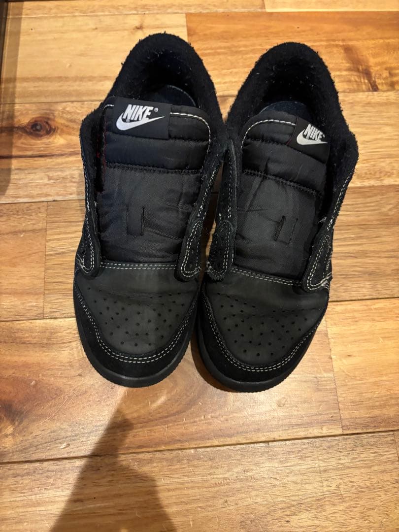 NIKEエアジョーダン1トラヴィススコットファントムブラック21cm