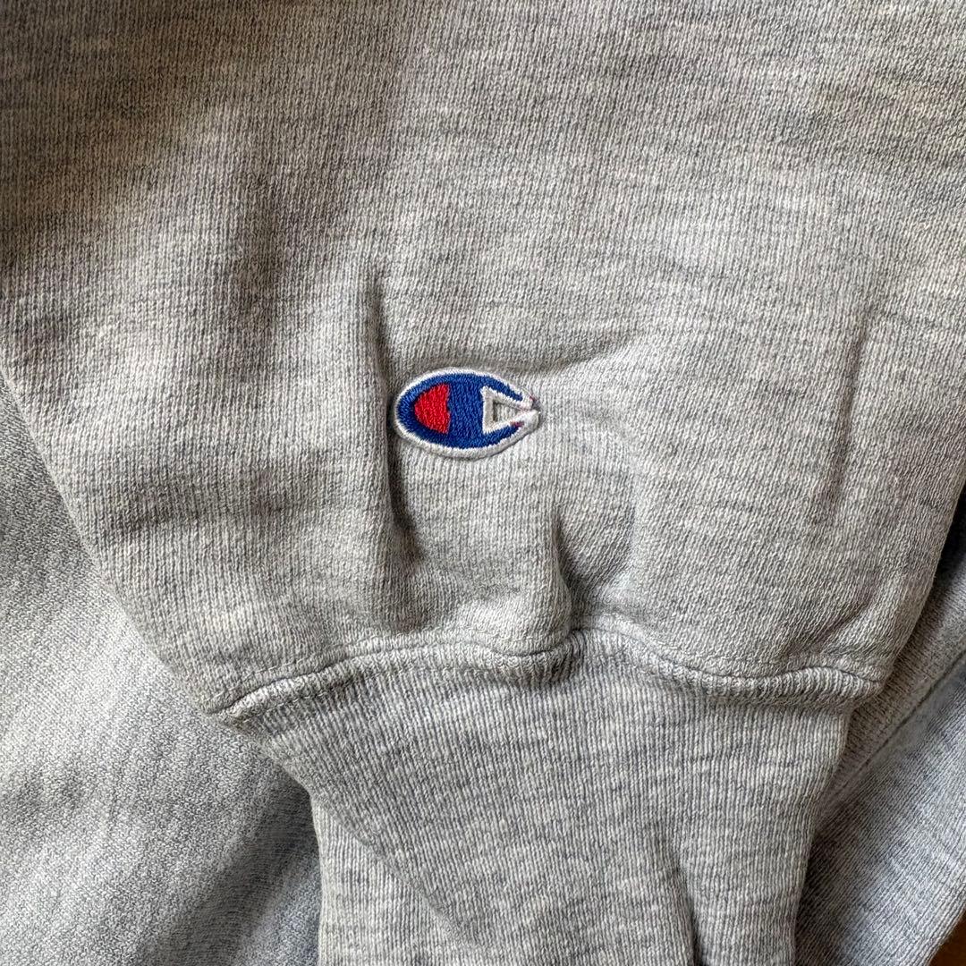 90s USA製 チャンピオン リバースウィーブ クルーネック 霜降りグレー L