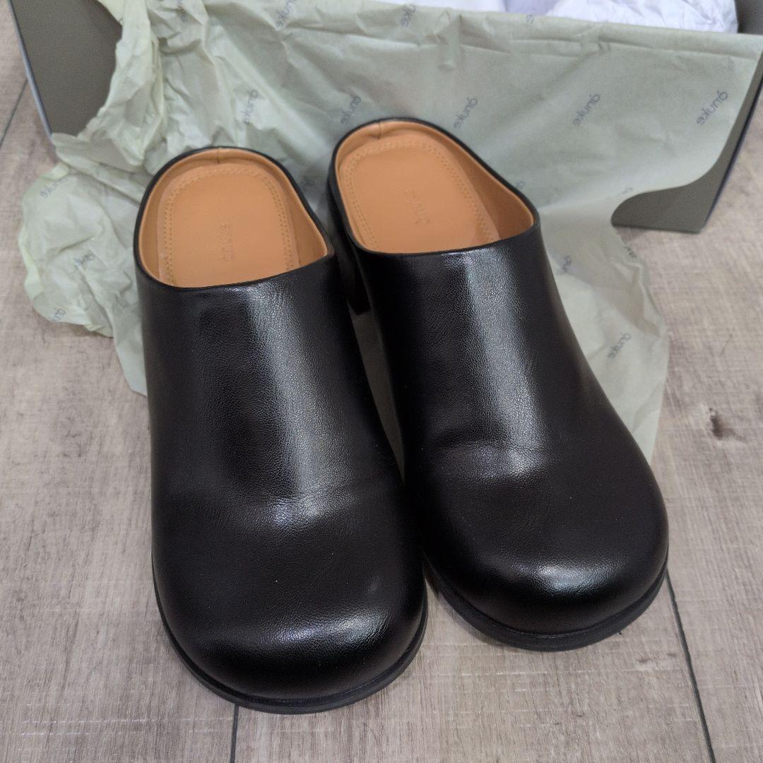 アンヌーク　anuke黒 サボサンダル サイズ37