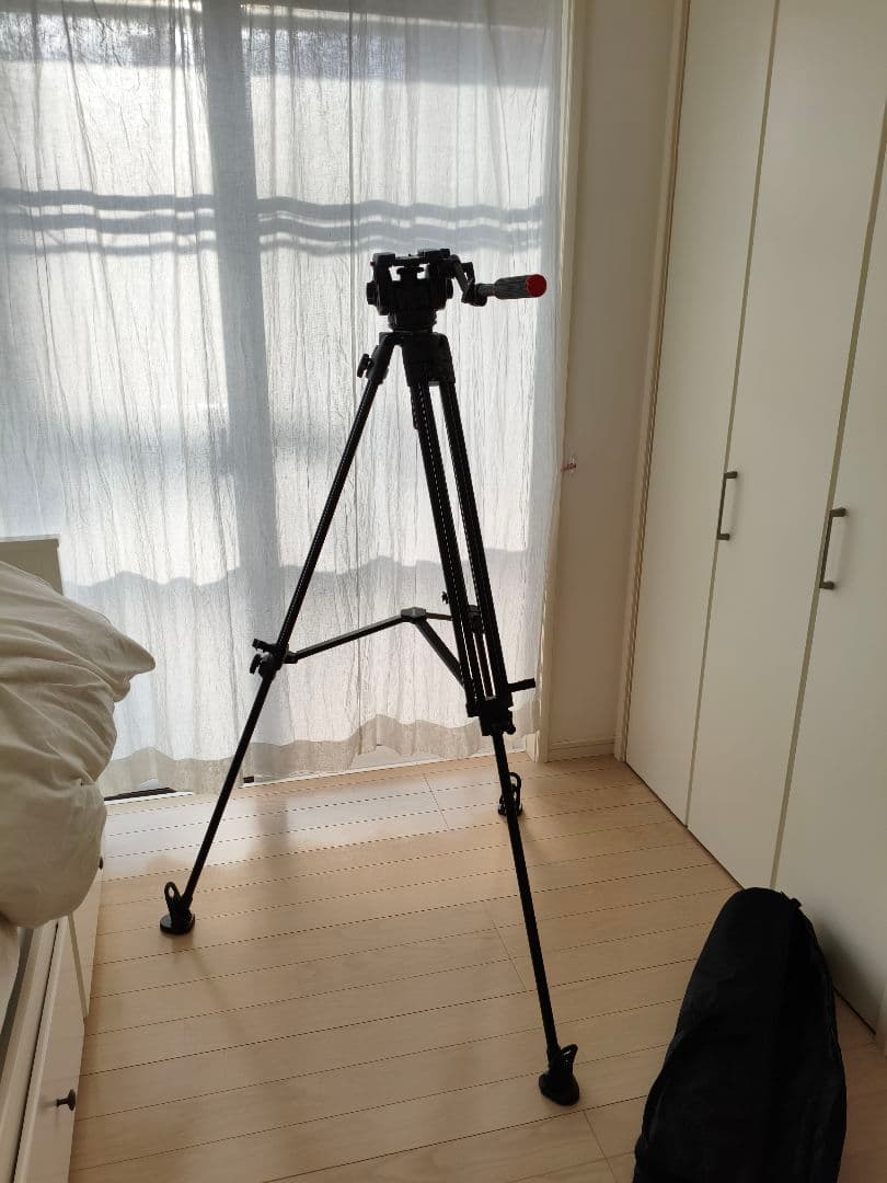 三脚 パン・チルトヘッド 黒