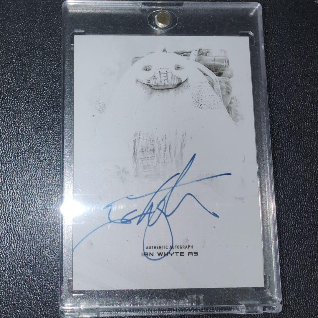 ★世界1枚限定★ スターウォーズtopps 1of1 直筆サイン