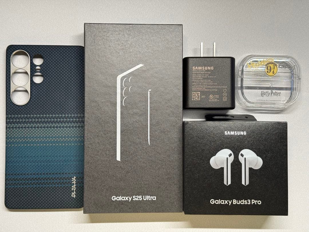 【デュアルSIMフリー】GalaxyS25Ultra 512GとBuds3Pro