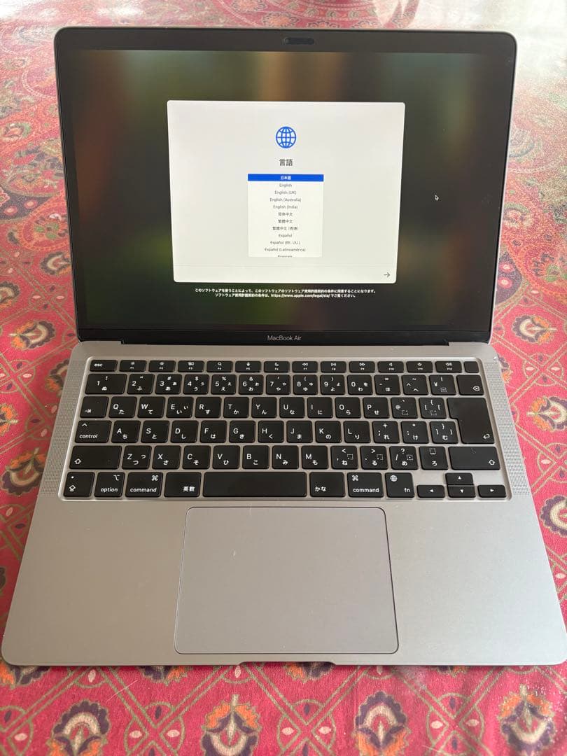 MacBook Air シルバー 本体 M1 256GB 8GB 13.3インチ