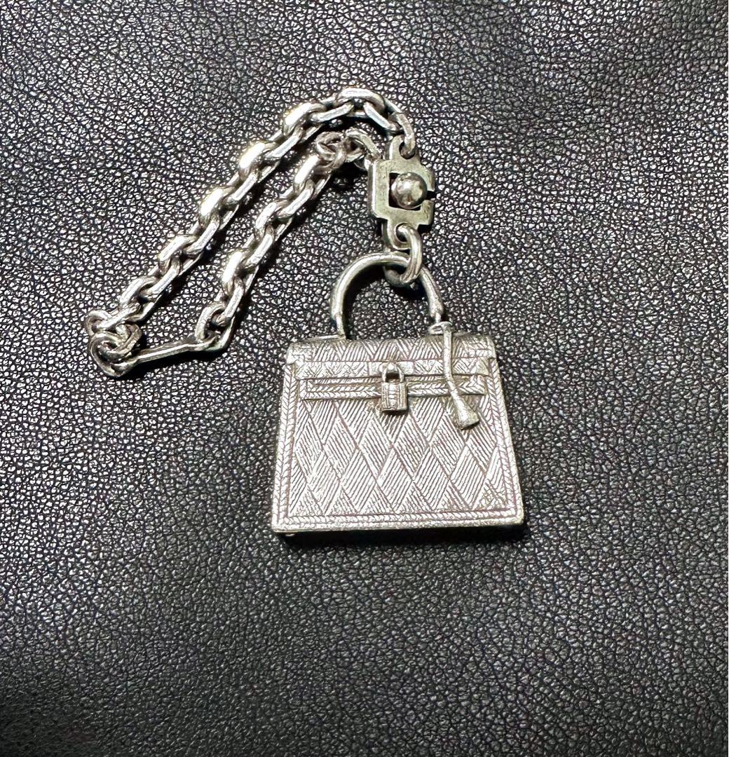 【HERMES】ケリー バックチャーム キーリング シルバー エルメス
