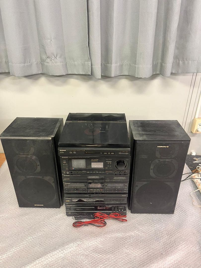 Pioneer ミニコンポ CDプレーヤー カセットデッキ 動作品