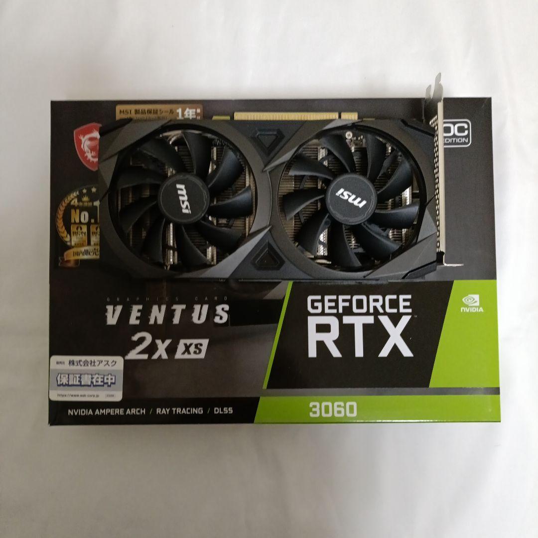グラフィックボード・グラボ・ビデオカード MSI GeForce RTX 3060 VENTUS 2X XS 12G OC