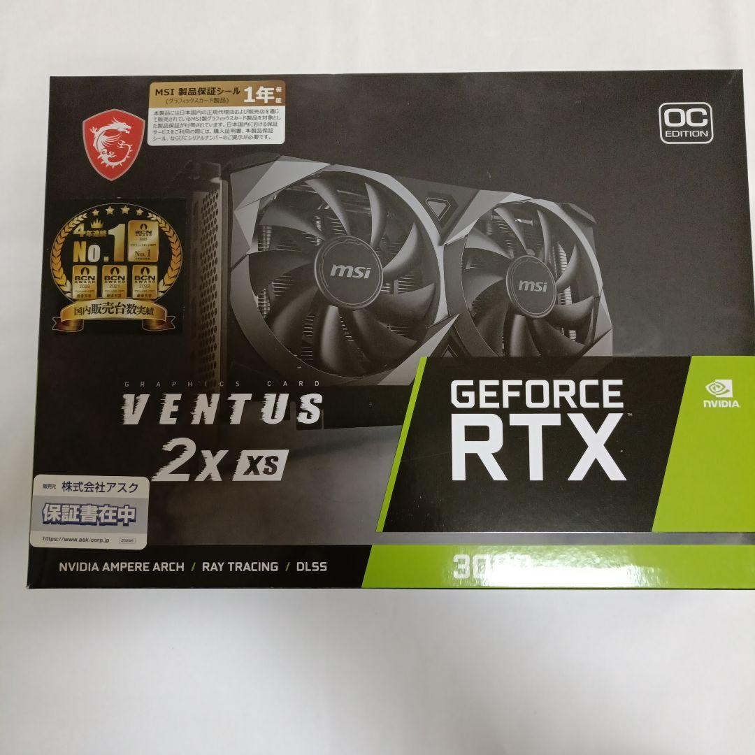 グラフィックボード・グラボ・ビデオカード MSI GeForce RTX 3060 VENTUS 2X XS 12G OC