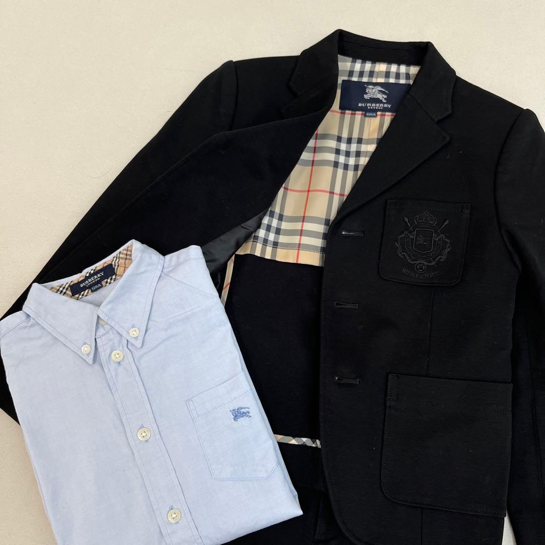 【〇042m】120cm BURBERRY 男の子 短パン ジャケット