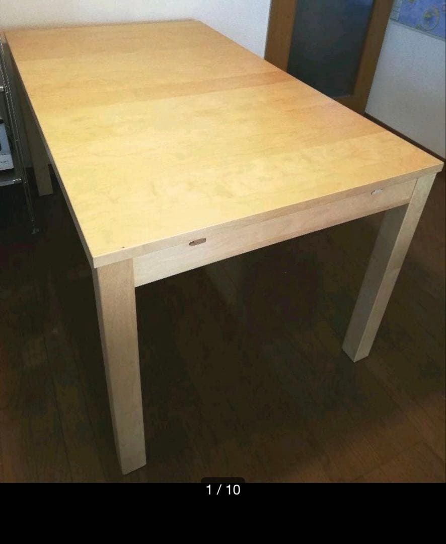【値段交渉あり！】BJURSTA　ビュースタ　IKEA ダイングテーブル