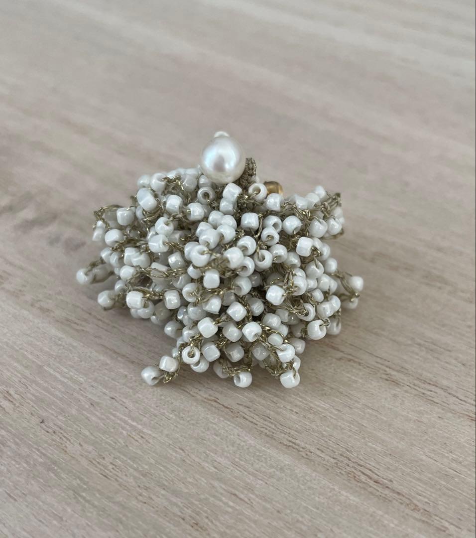 fua accessory 始まりの時 アイボリー M 片耳用ピアス