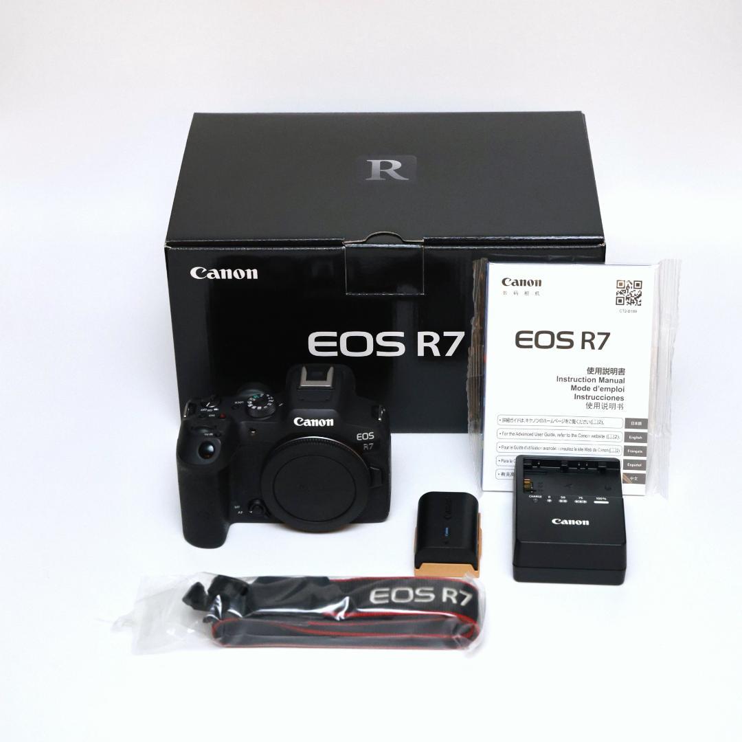 ★付属品完備★ キヤノン EOS R7 ボディ ミラーレス一眼