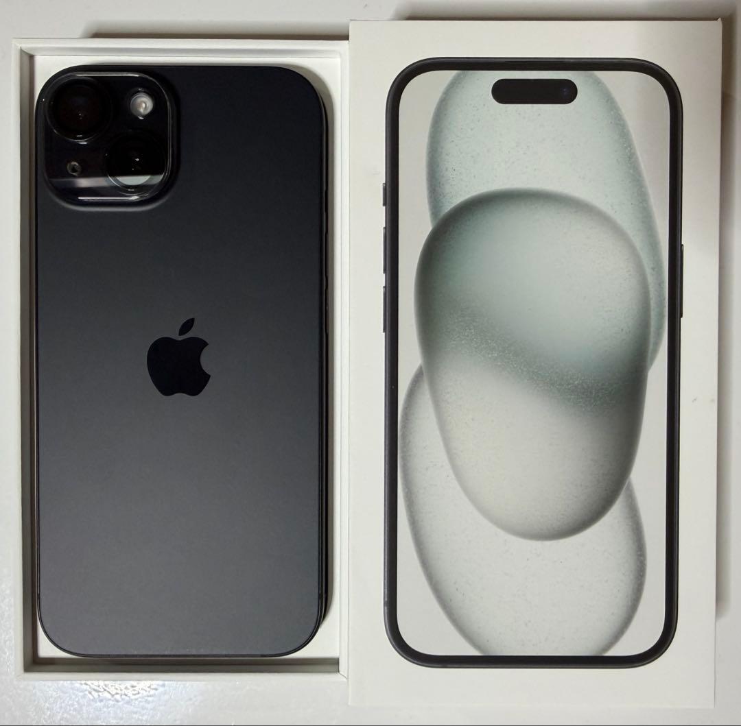 iPhone15 256GB ブラック 箱付き