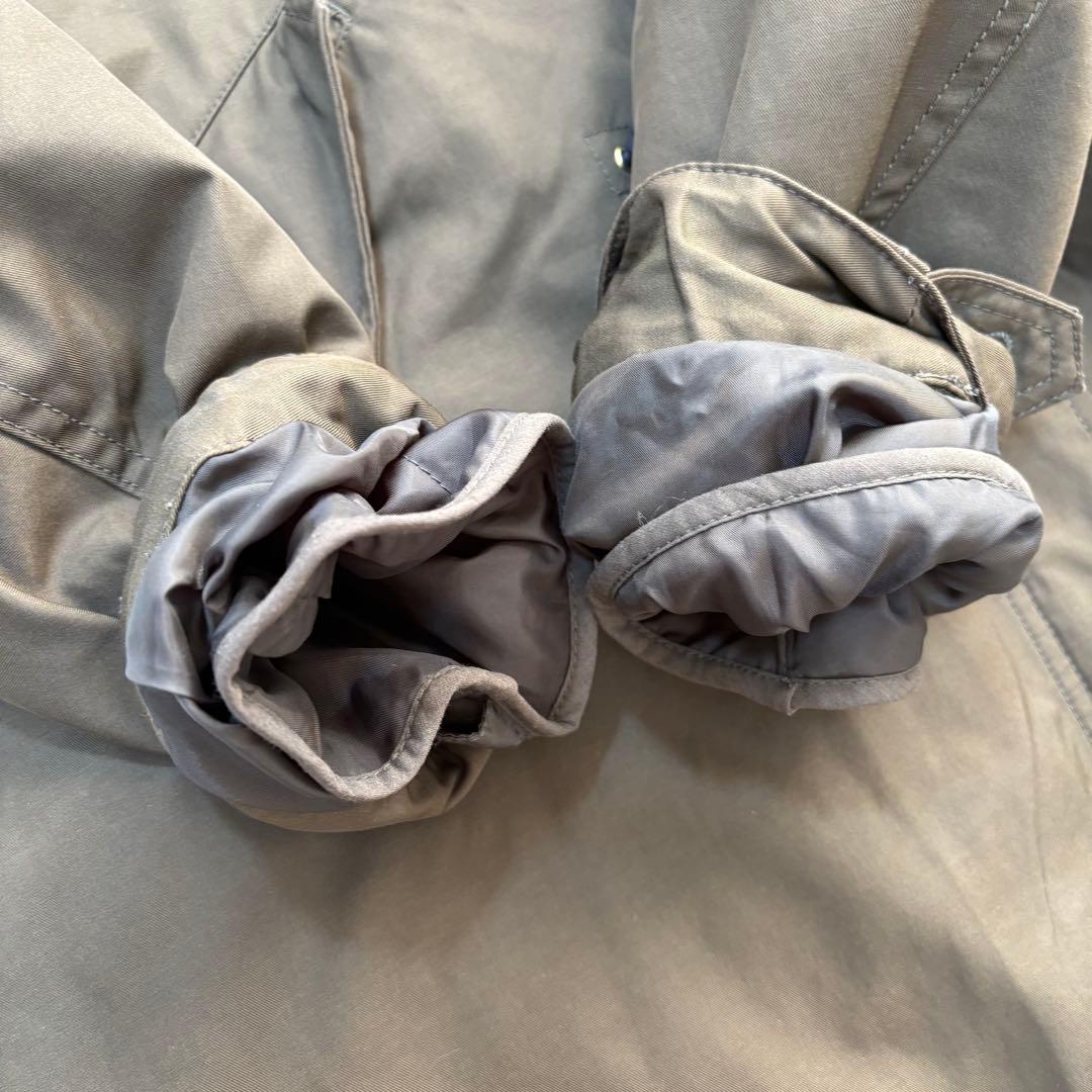 【イエナ】モッズコート　ライナー付き　ファー　L カーキ　ロング丈