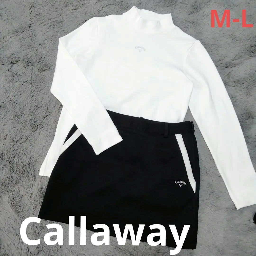 Callaway♡カルイシ/裏起毛/長袖×スカート♡ ゴルフ/スポーツ M-L
