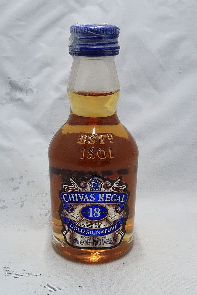 シーバスリーガル １８年・１２年 ・原酒ミニチュアボトル ４種