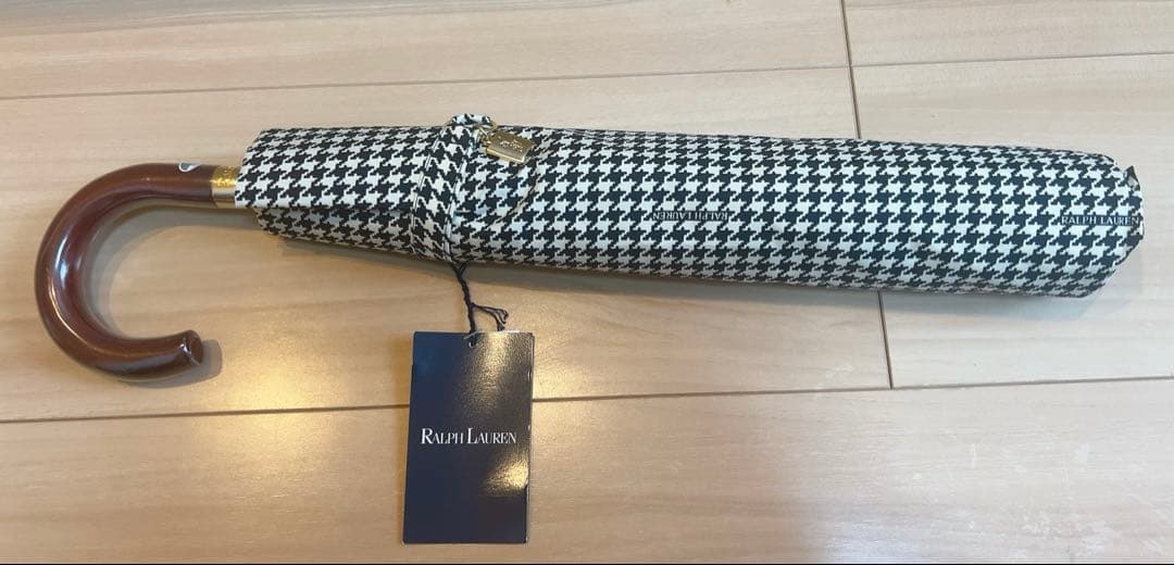 ラルフローレン　折りたたみ傘　千鳥格子