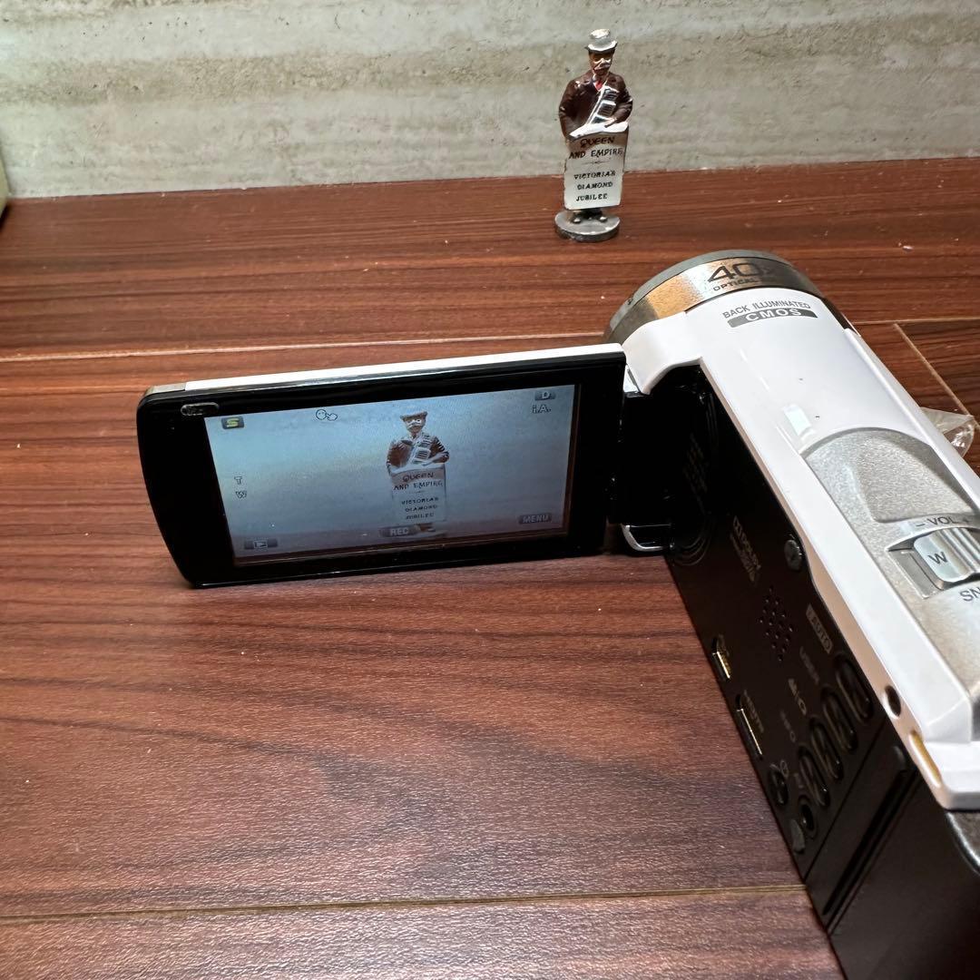 JVC Everio GZ-HM33 ホワイト ビデオカメラ 5512