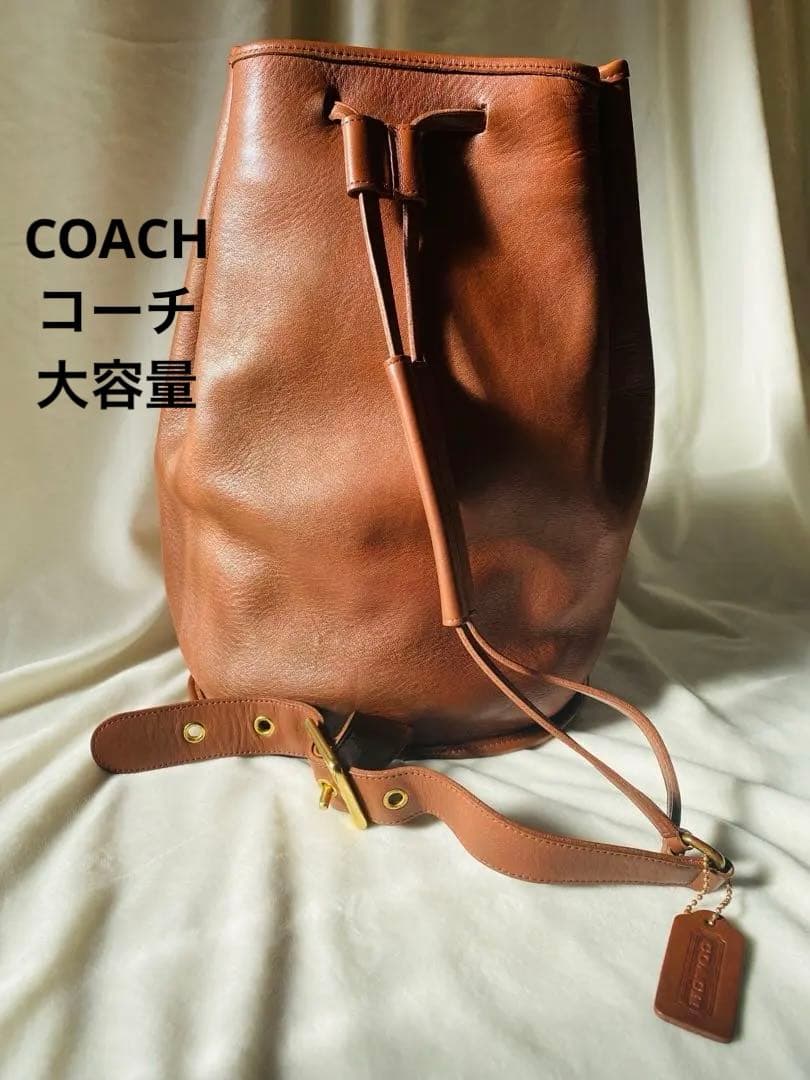 mi-kn 美品 COACH オールドコーチ 9929 巾着ショルダー