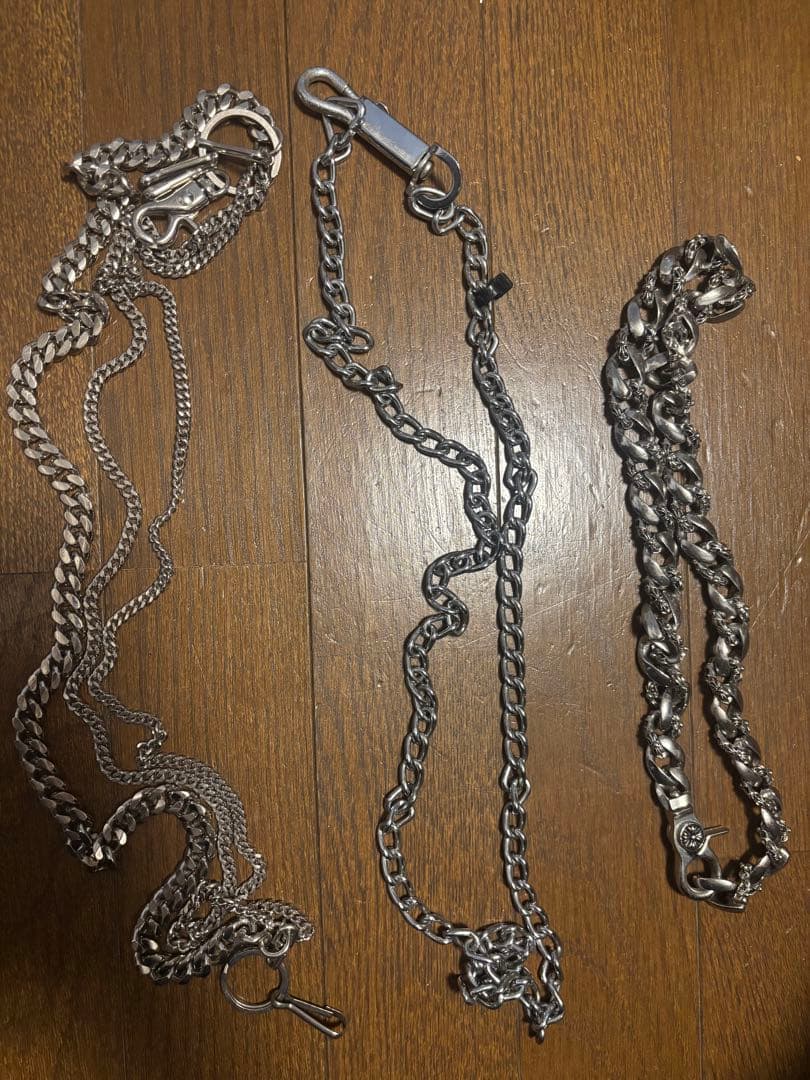 シルバー ウォレットチェーン 約90cm