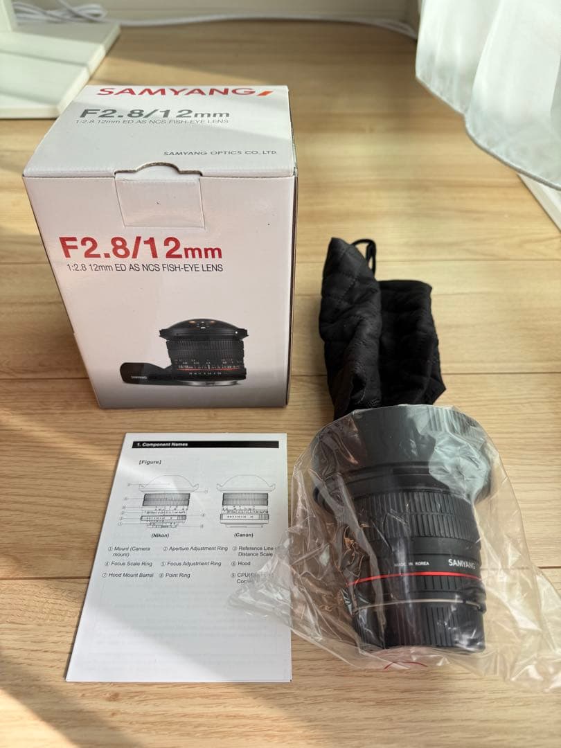 【新品同様】SAMYANG 12mm f2.8