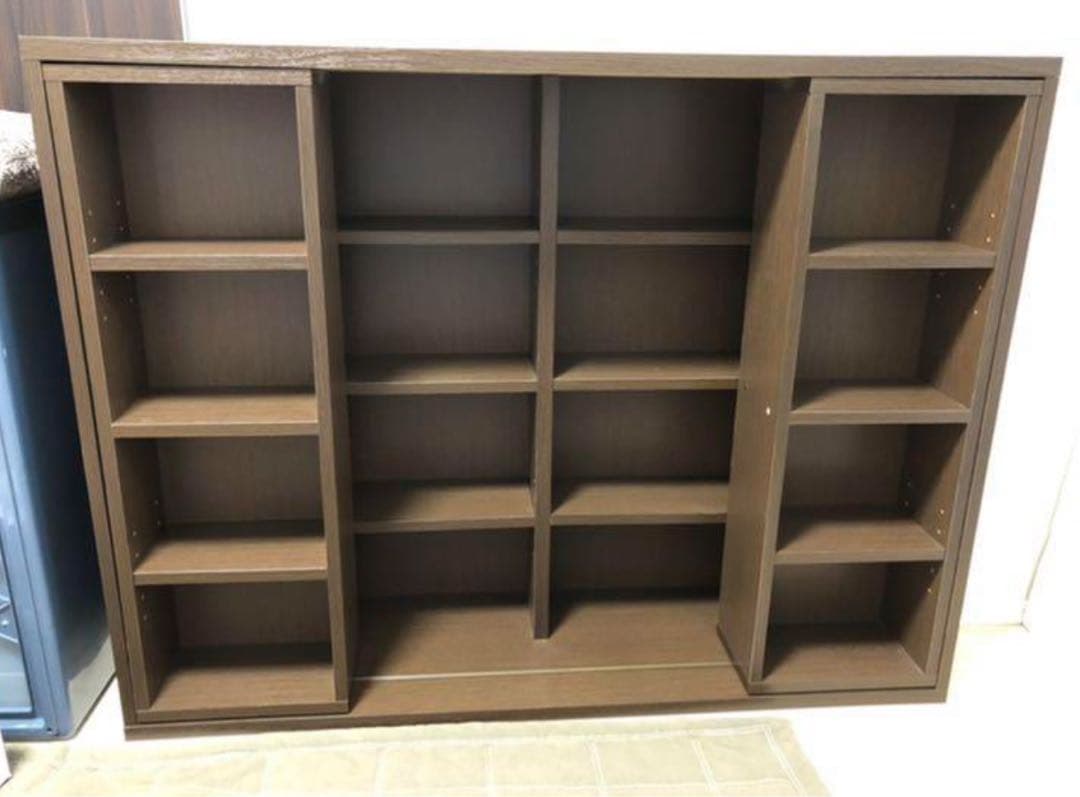 ダブルスライド収納本棚(送料込み)