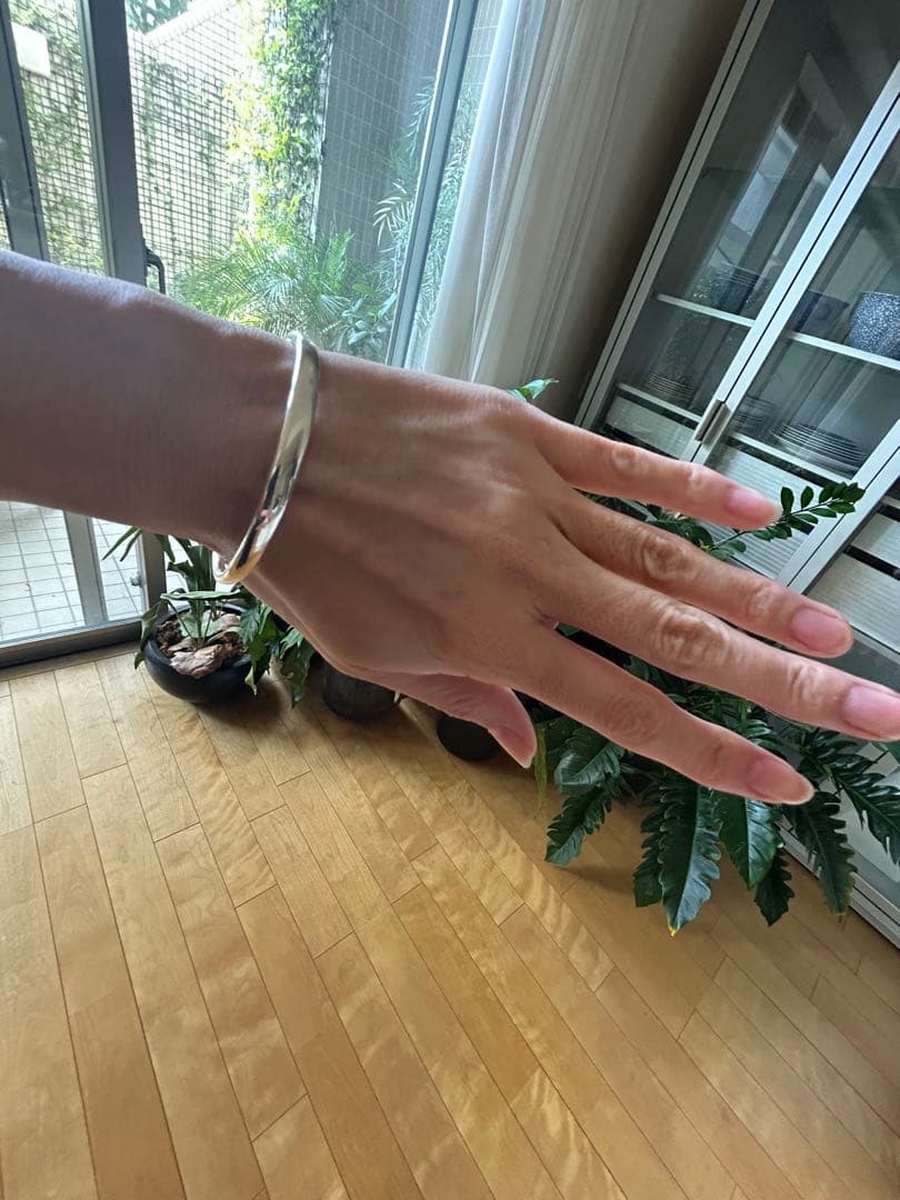 希少 ティファニー シルバー カフ バングル ブレスレット