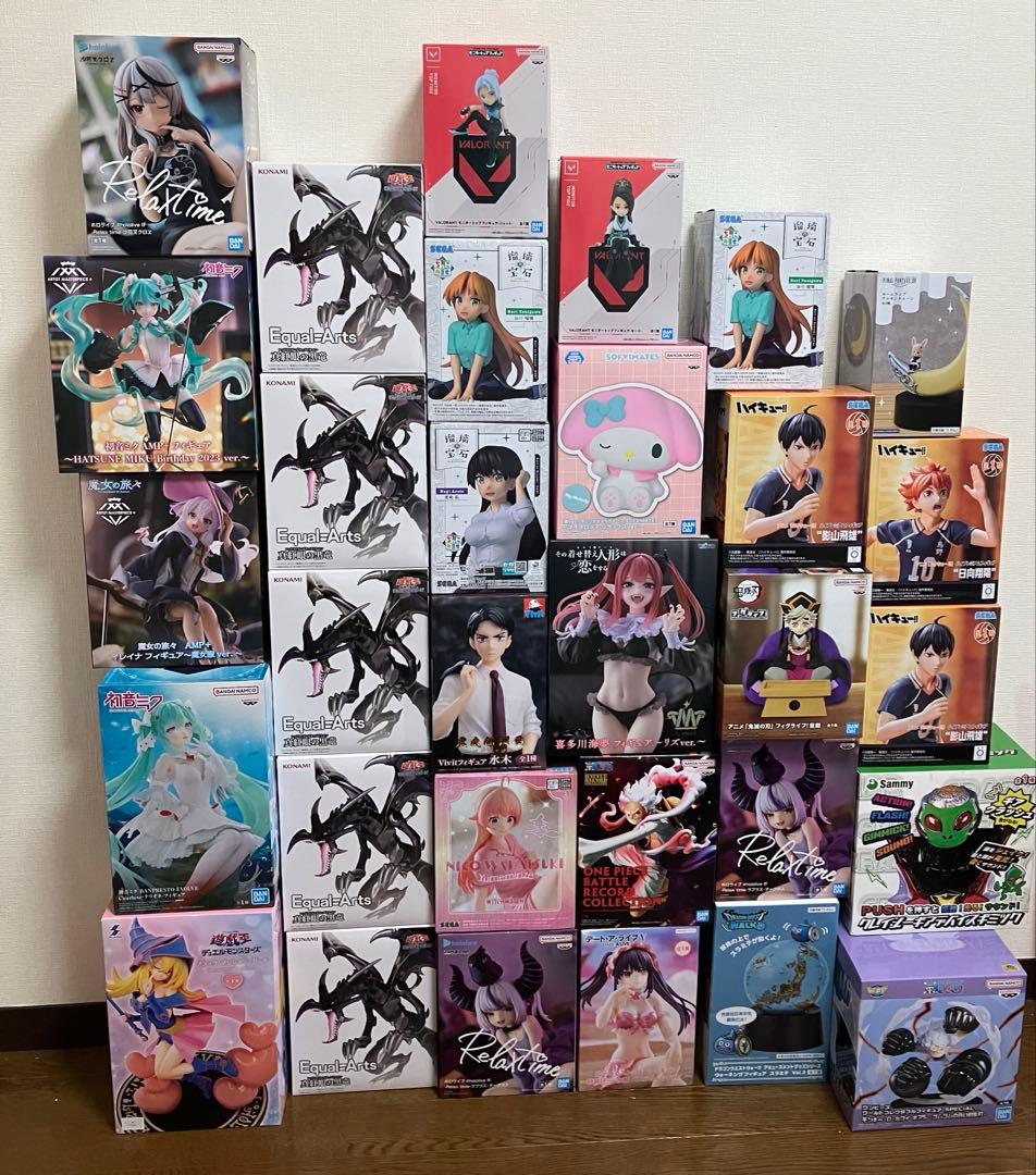 ドラゴンボール　ワンピース　鬼滅の刃　遊戯王　31体　フィギュア　まとめ売り