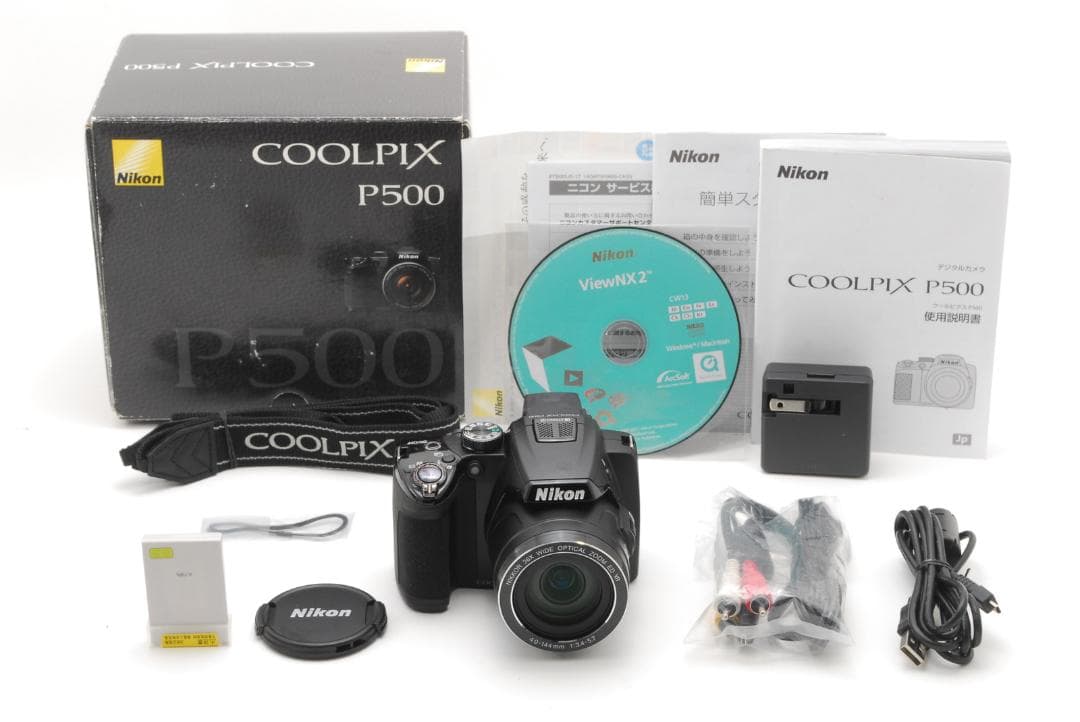 Nikon COOLPIX P500 36倍ズーム 付属品多数 動作確認済み