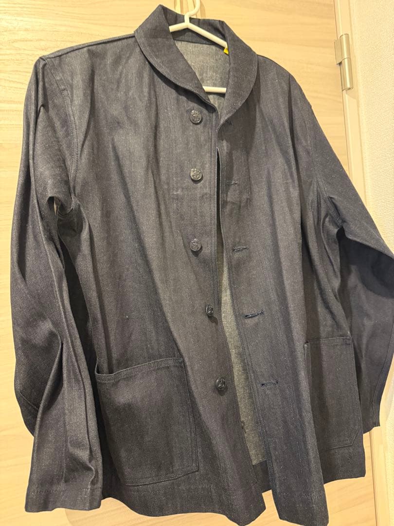 WAIPER.inc 米軍M-43 デニムショールカラージャケットWP1038