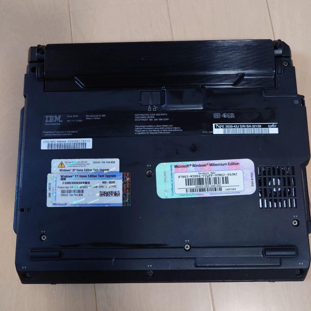 IBM ThinkPad s30 ピアノブラック限定品