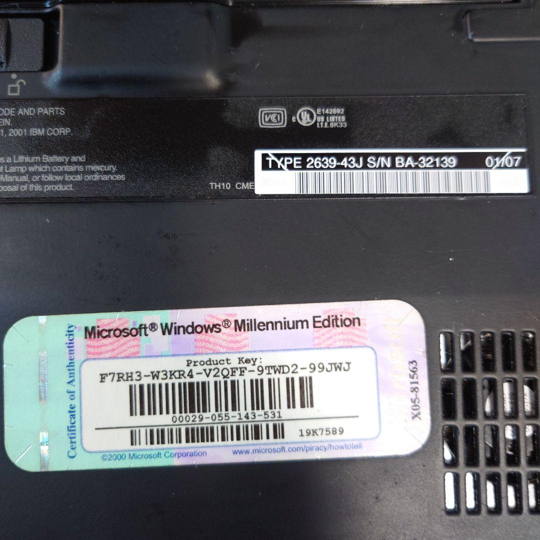 IBM ThinkPad s30 ピアノブラック限定品