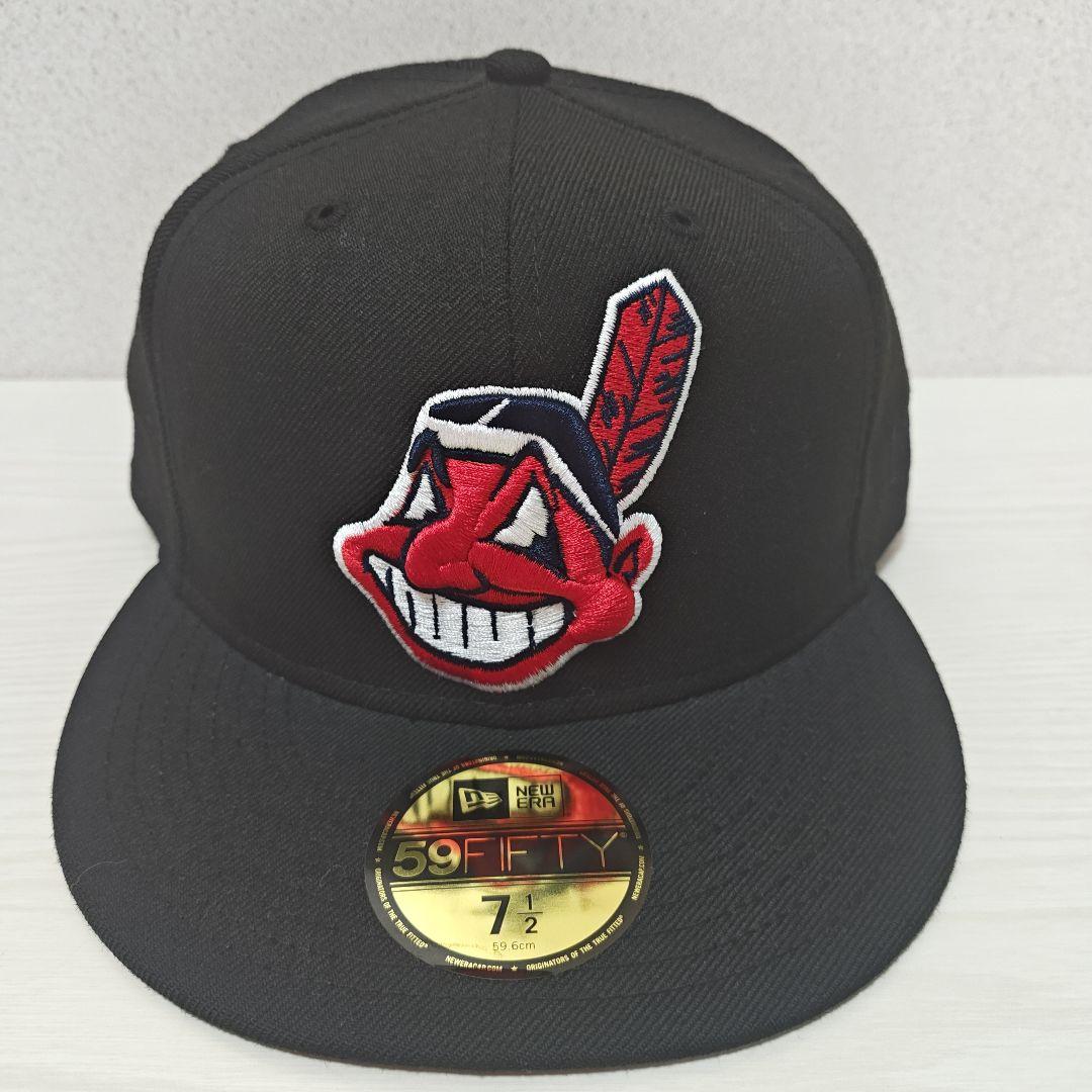 【新品・未使用】クリーブランド・インディアンズ 59FIFTY 7 1/2　黒