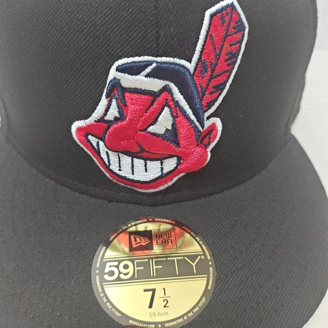 【新品・未使用】クリーブランド・インディアンズ 59FIFTY 7 1/2　黒