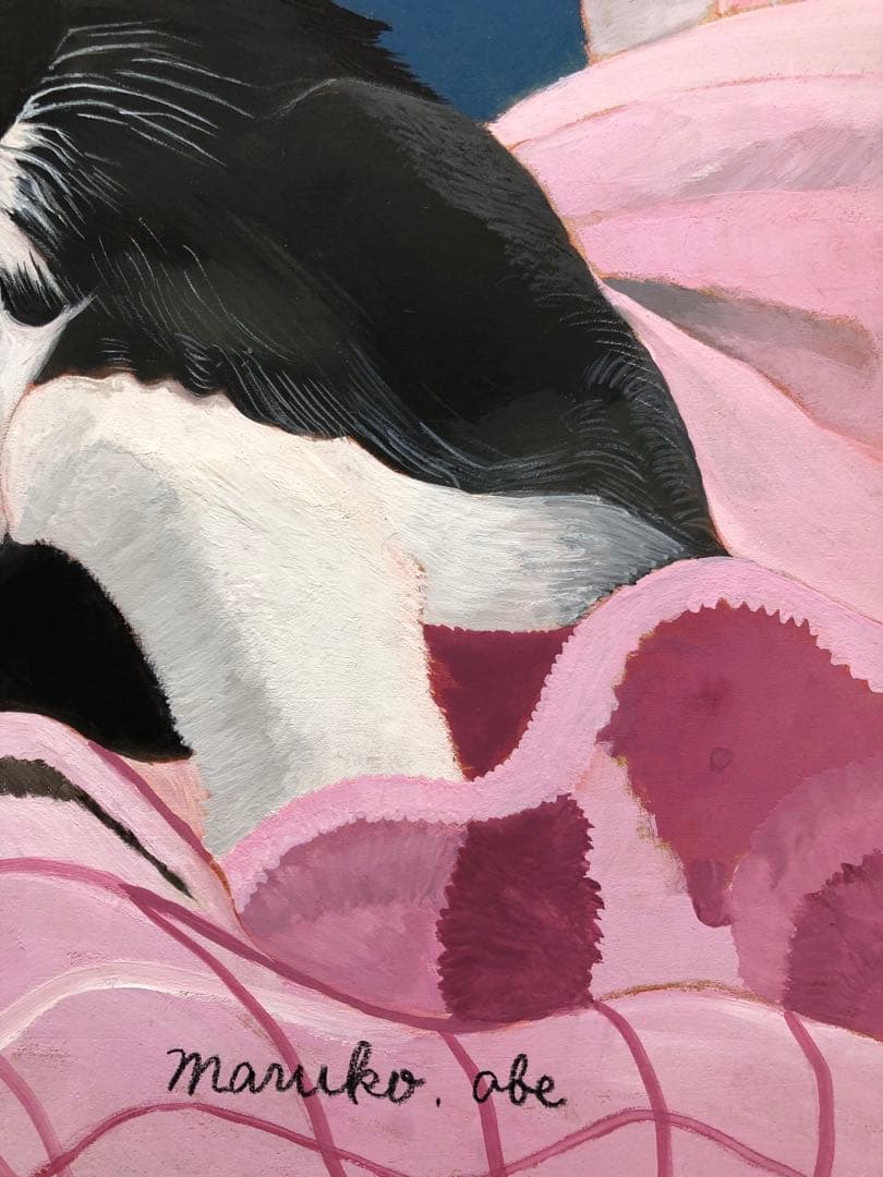 原画「ウメ12」《＋猫イラスト３枚無料プレゼント！》