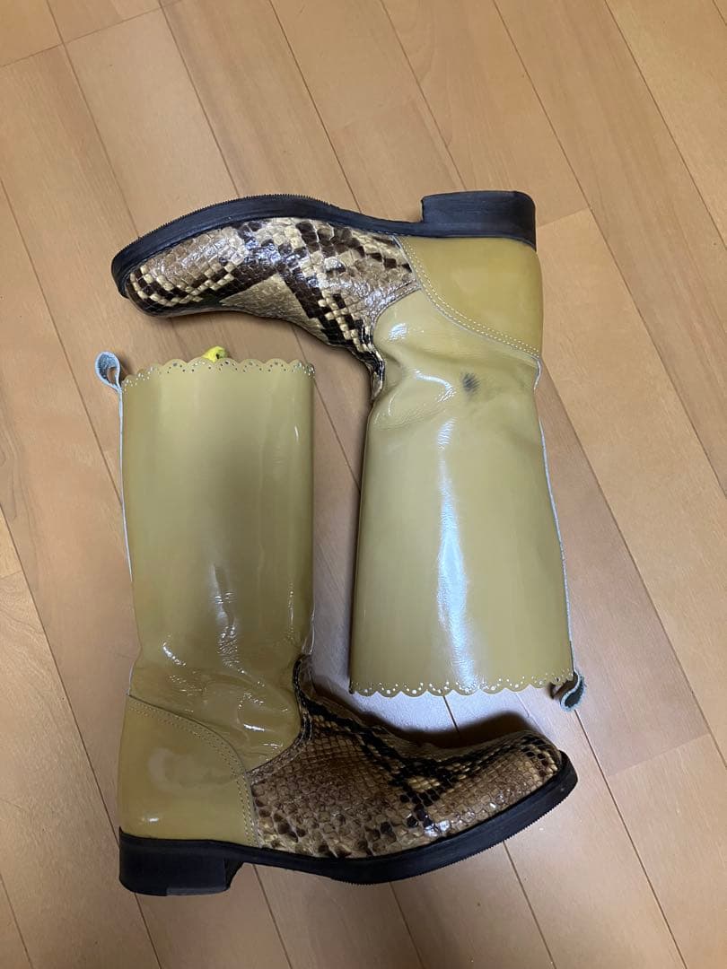 希少品undercover長靴レインブーツアンダーカバー24cmぐらい(XXS)