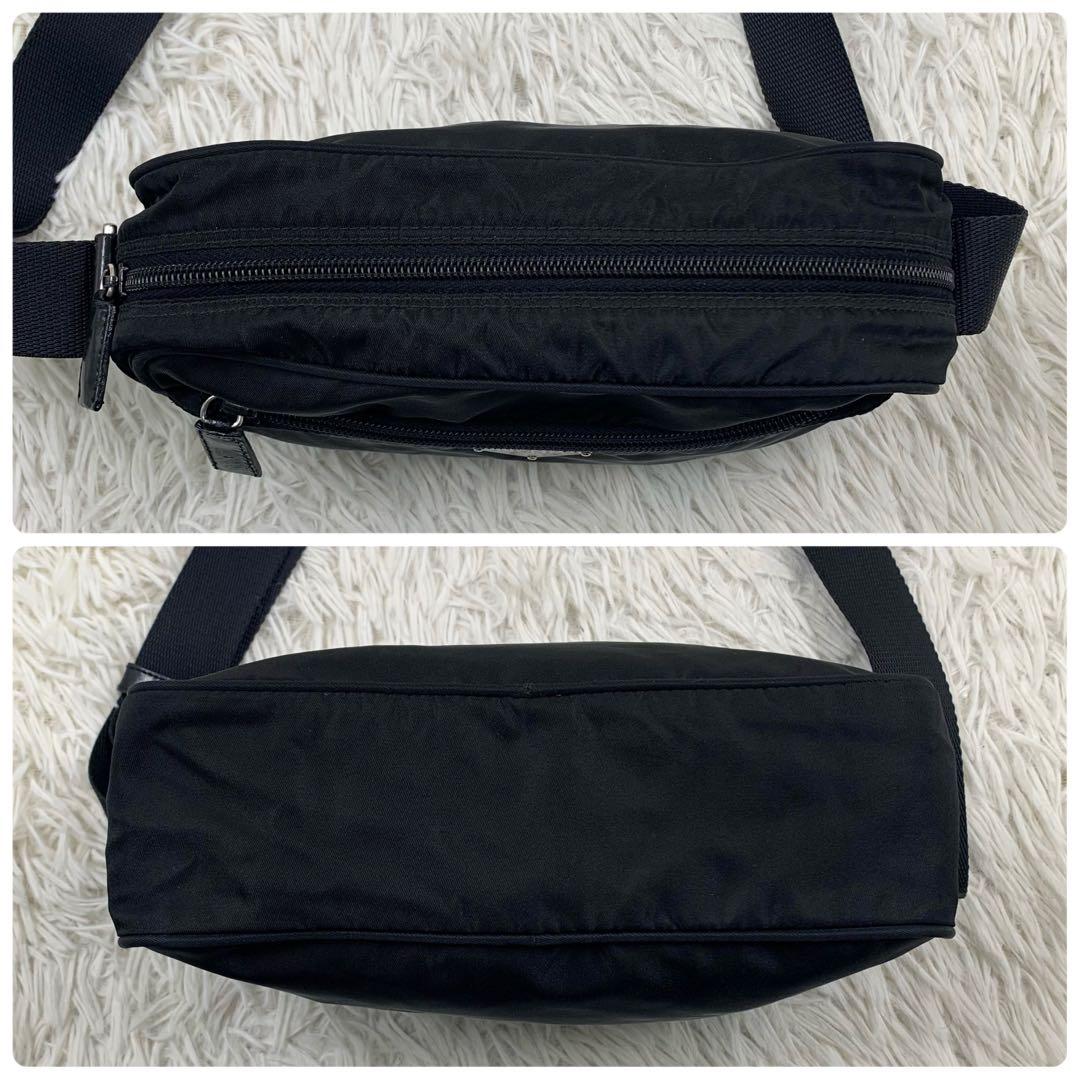 【✨極美品✨】プラダ カメラバッグ 三角ロゴ ナイロン レザー ブラック