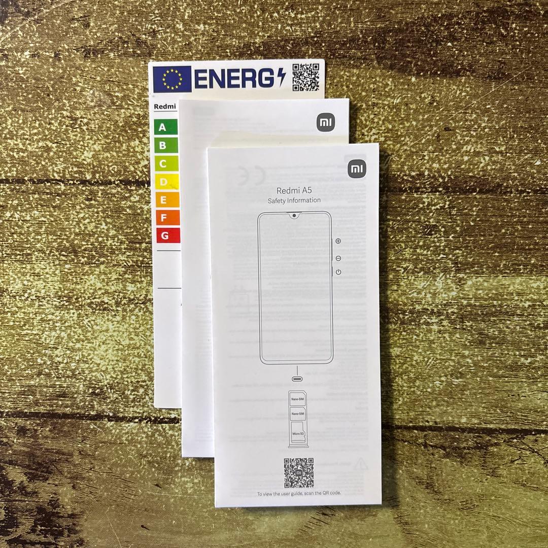 Xiaomi Redmi A5 ホワイト 本体 充電ケーブル付き