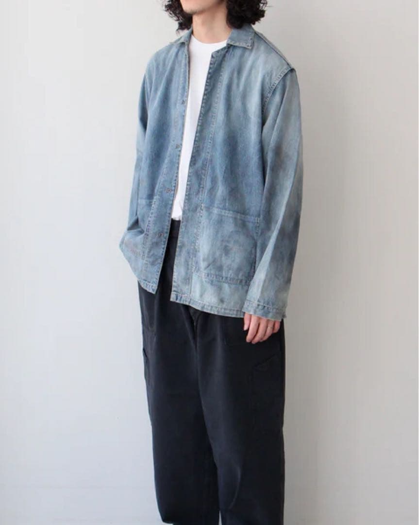 A.PRESSE US NAVY Denim Jacket カバーオール　2
