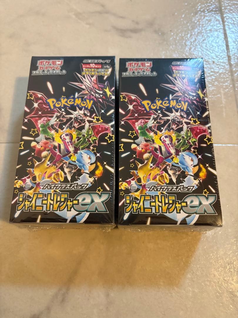 シャイニートレジャーex シュリンク付き　未開封2box
