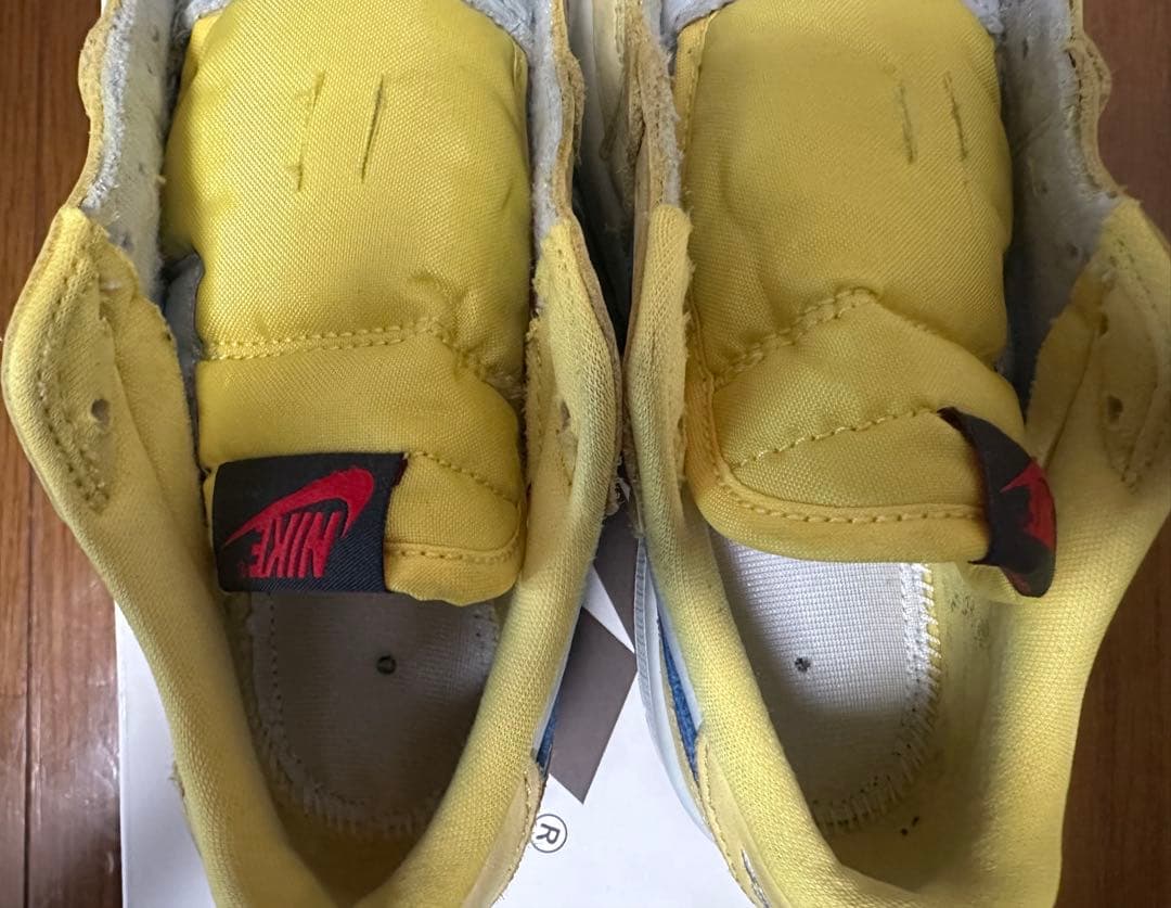 20㌢Travis Scott×Nike PS Jordan 1 Canary