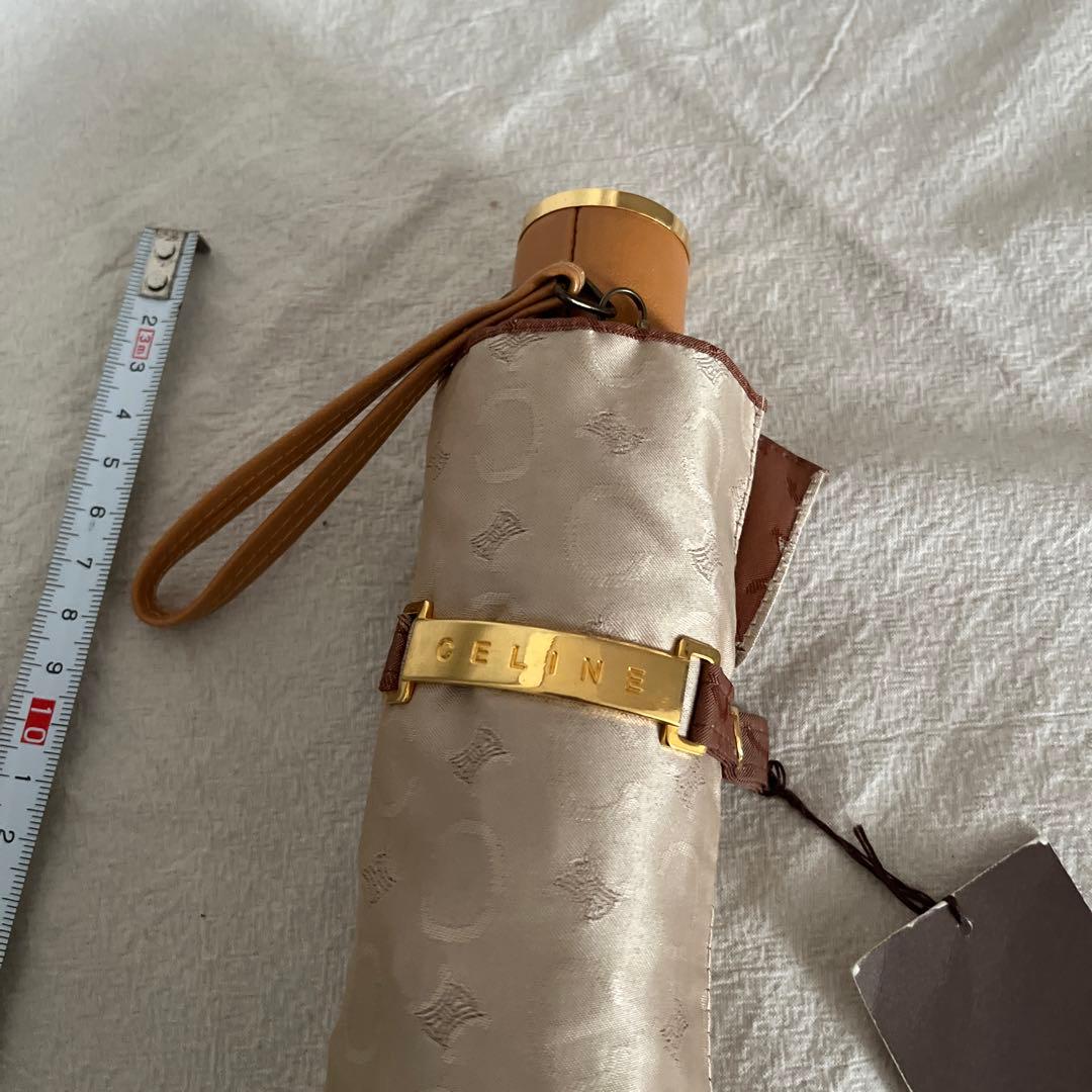 【未使用】celine 日傘　折りたたみ傘　雨晴兼用傘