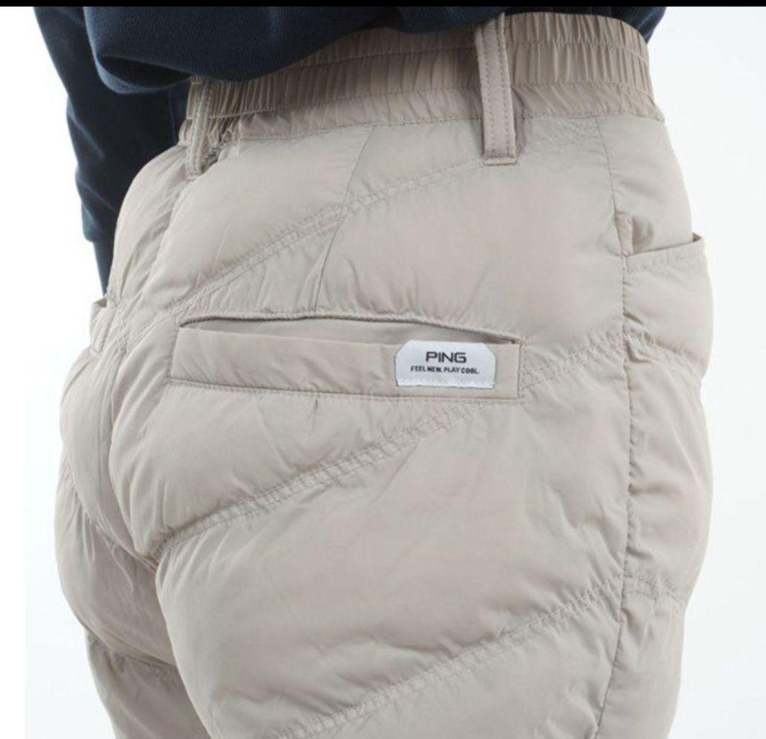 新品PINGゴルフ中綿パンツ防寒保温　Lレディース GOLF