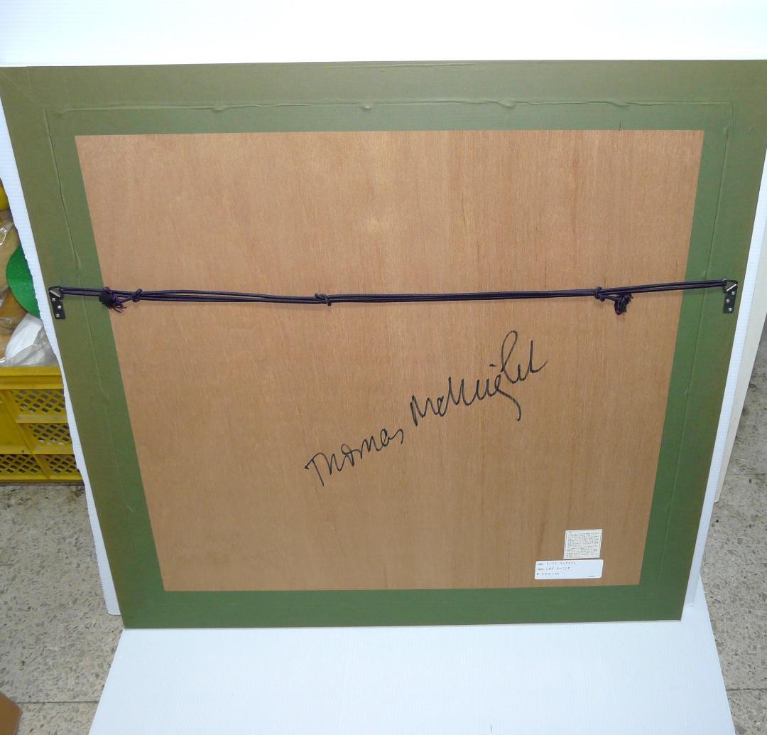 真作　トーマスマックナイト　シカゴモーニング　直筆サイン入　シルクスクリーン
